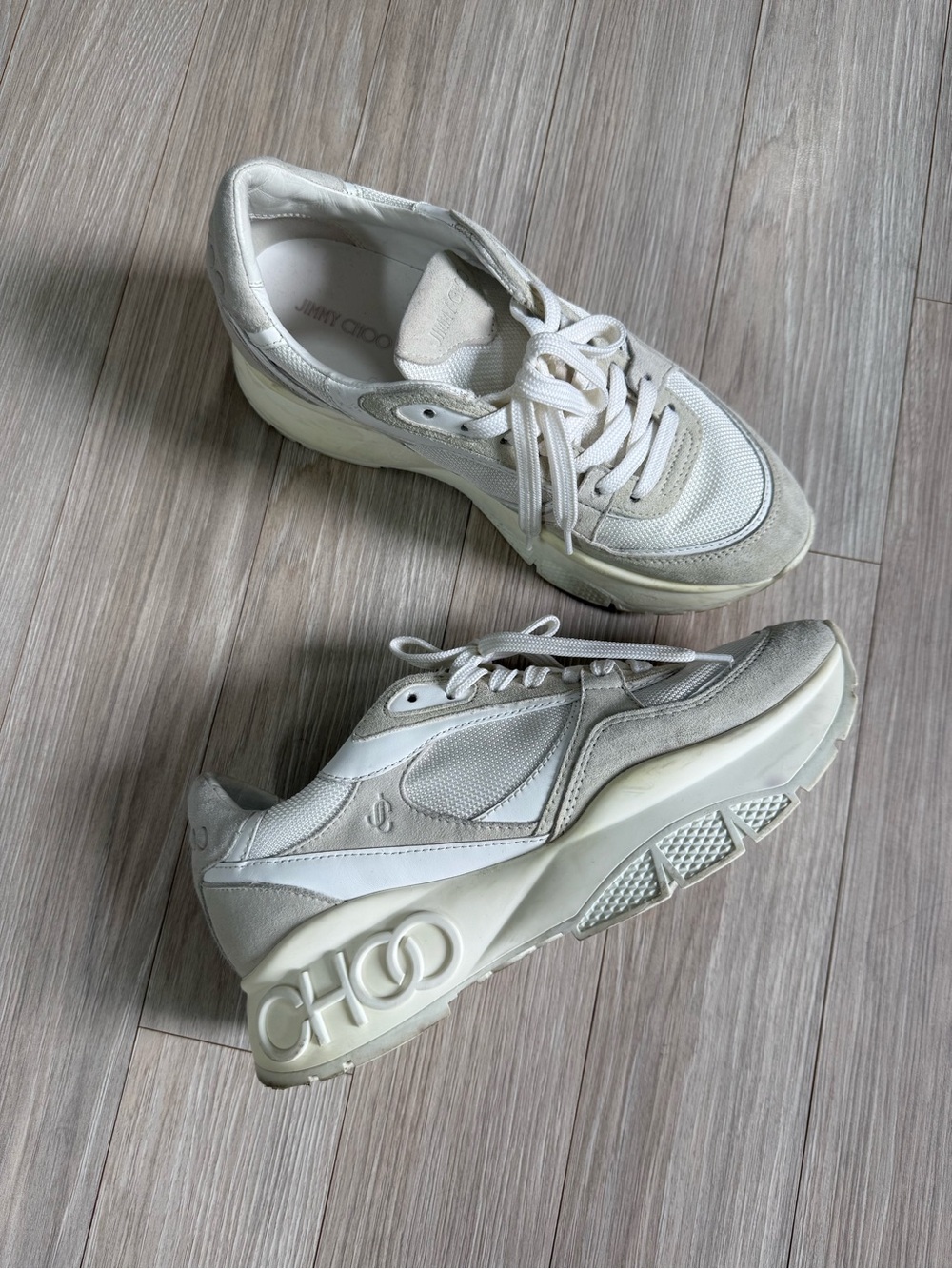 Jimmy Choo Raine Sneakers Off-White/Beige 39